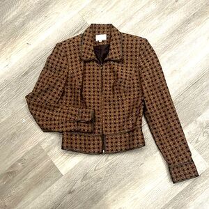 Roberto Makali vintage zip up shacket, EUC